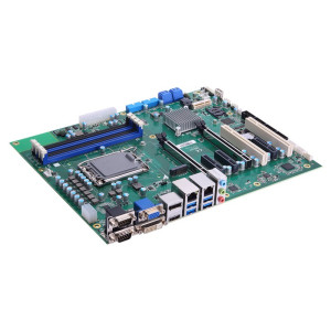 Axiomtek IMB540 ATX Motherboard, 14th/13th Gen Intel Core i9/i7/i5/i3, Pentium or Celeron Processor, VGA, DP++, DVI-D, & HDMI, up to 128GB memory